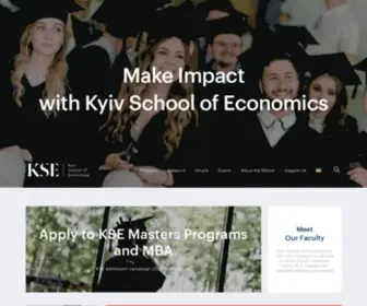 Kse.ua(Kyiv School of Economics) Screenshot