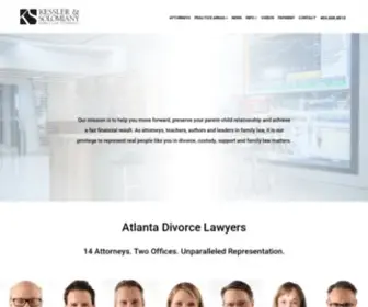 Ksfamilylaw.com(Kessler & Solomiany) Screenshot