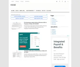 Ksge.in(Educational information) Screenshot