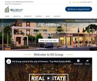 KSgroupindia.com(Top & Leading Real Estate Developers/Builders in India I KS Group) Screenshot