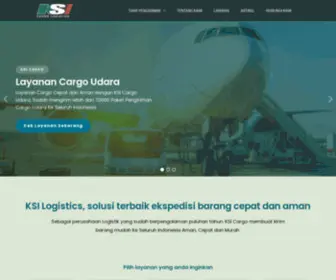 Ksilogistics.co.id(KSI Cargo Logistik) Screenshot