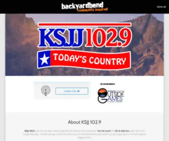 KSJJ1029.com(KSJJ 102.9) Screenshot