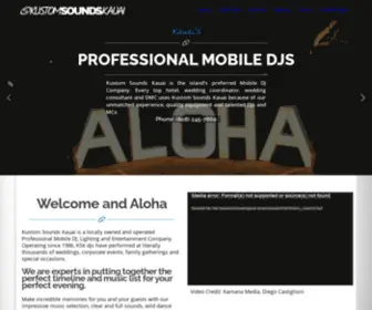 Kskauai.com(Kustom Sounds Kauai) Screenshot