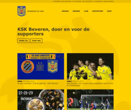 KSkbeveren.be(KSK Beveren) Screenshot