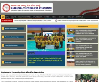 KSkka.org(Karnataka State Kho Kho Association Karnataka State Kho Kho Association) Screenshot