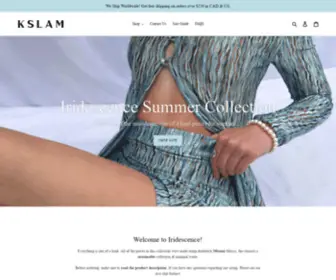 Kslamclothing.com(KSLAM) Screenshot