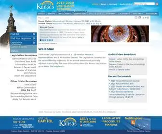 Kslegislature.org(Kansas State Legislature) Screenshot