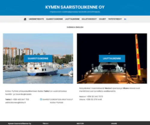 Ksloy.fi(Kymen Saaristoliikenne Oy) Screenshot