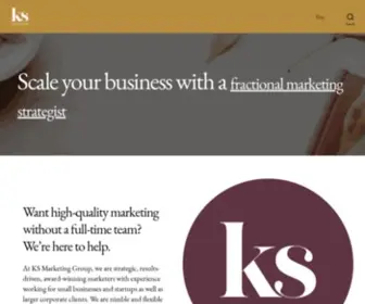 Ksmarketing.co(KS Marketing Group) Screenshot