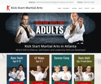 Ksmartialartsatlanta.com(Kick Start Martial Arts) Screenshot