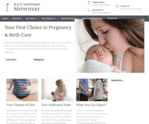 Ksmidwifery.co.nz(Friendly Pregnancy Care on the Shore) Screenshot