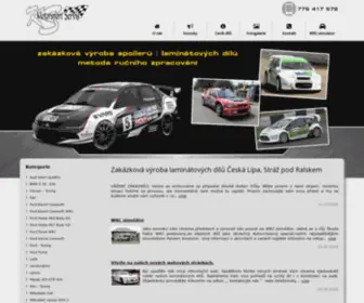 Ksmotorsport.cz(Zakázková výroba laminátových dílů Česká Lípa) Screenshot