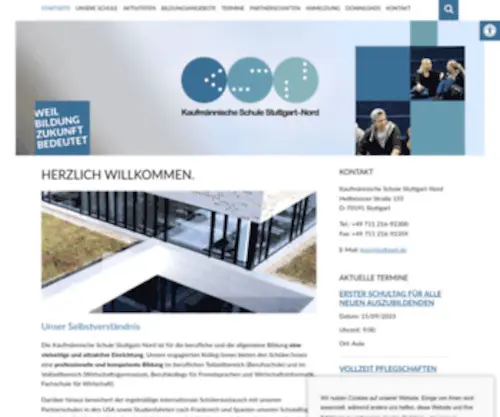 KSN-Stuttgart.de(Kaufmännische Schule Stuttgart) Screenshot