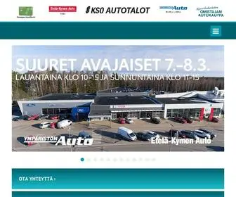 Ksoautotalot.fi(KSO Autotalolla on kaksi täydenpalvelun autotaloa) Screenshot