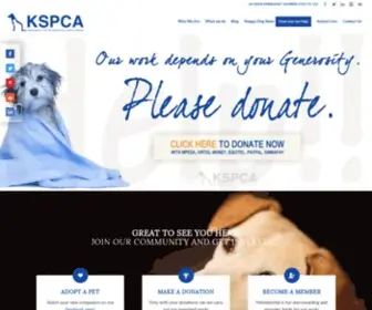 KSpca-Kenya.org(KENYA SOCIETY FOR THE PROTECTION & CARE OF ANIMALS) Screenshot