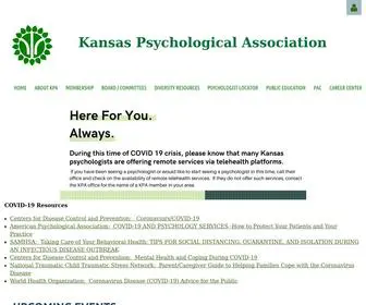KSPSYCH.org(Kansas Psychological Association) Screenshot