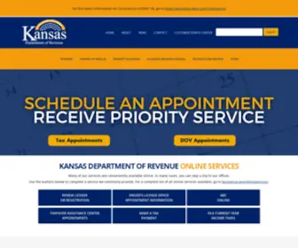 Ksrevenue.gov(Kansas Department of Revenue) Screenshot