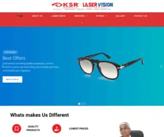 Ksreyecare.com(KSR Eyecare) Screenshot