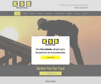 KSrroofing.com(KSR Roofing) Screenshot