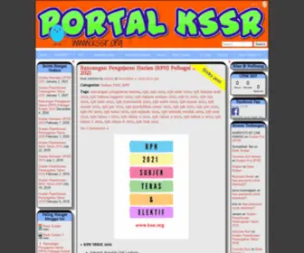 KSSR.org(Portal KSSR Online) Screenshot