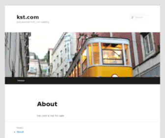 KST.com(Just another weblog) Screenshot