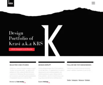 Kstoimenov.com(Senior UX/UI Designer based in Europe) Screenshot