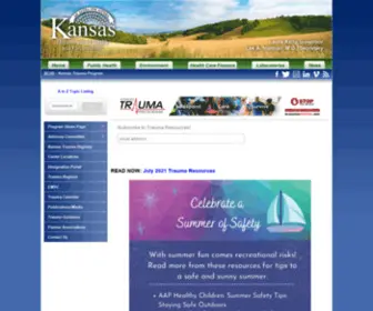 KStrauma.org(KDHE, KS) Screenshot