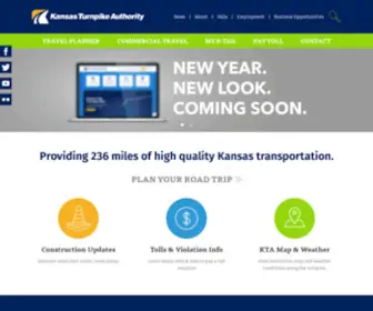 Ksturnpike.com(Kansas Turnpike Authority) Screenshot