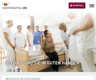 Ksuri.ch(KANTONSSPITAL URI) Screenshot