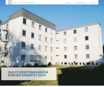 KSW-KO.de(Das Studentenwohnheim in Koblenz) Screenshot