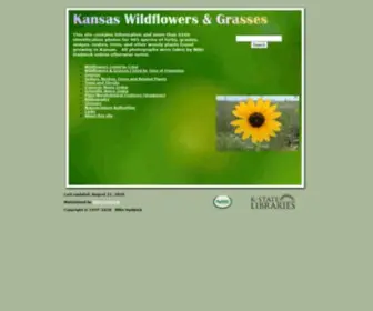 Kswildflower.org(Kansas Wildflowers and Grasses) Screenshot
