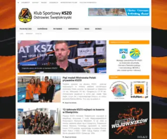 Kszo.info(KS KSZO Ostrowiec Świętokrzyski) Screenshot
