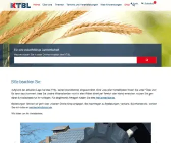 KTBL.de(Alle Informationen zu Tierhaltung) Screenshot