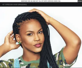 KTbraids.com(KT African Hair Braiding) Screenshot