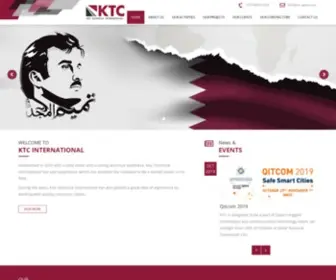 KTC-Qatar.com(KTC Technical International) Screenshot