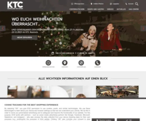 KTC-Rostock.de(Kröpeliner Tor Center) Screenshot