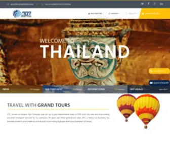 KTCgrandtours.com(Best Outbound Online Travel Agency in India) Screenshot
