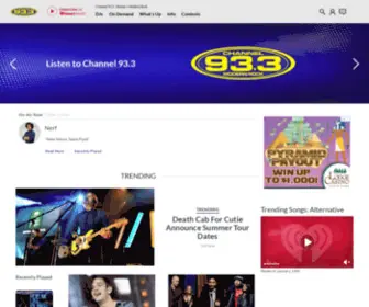 KTCL.com(Channel 93.3) Screenshot