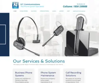 Ktcomms.net(Business Phone Systems) Screenshot