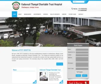 KTCthospital.com(Kaduvayil Thangal Charitable Trust Hospital) Screenshot