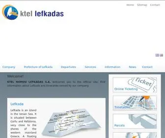 Ktel-Lefkadas.gr(ΚΤΕΛ) Screenshot