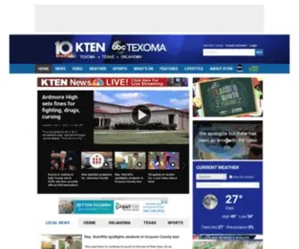 Kten.com(KTEN (ABC Texoma / KTEN NBC / Texoma's CW )) Screenshot