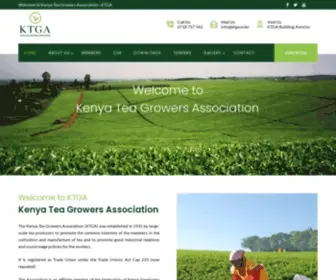 Ktga.or.ke(The Kenya Tea Growers Association (KTGA)) Screenshot