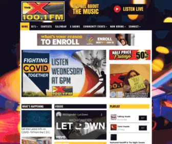 KTHXFM.com(The X 100.1 FM) Screenshot