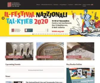 Ktieb.org.mt(Kunsill Nazzjonali tal Ktieb) Screenshot