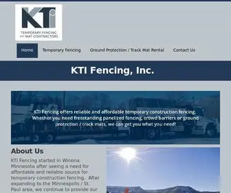 Ktifencing.com(Temporary Fencing) Screenshot