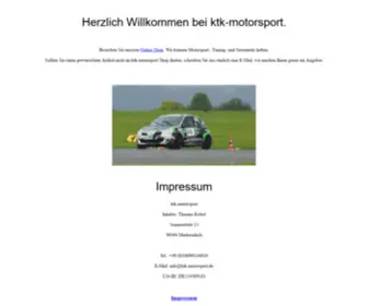 KTK-Motorsport.de(KTK Motorsport) Screenshot