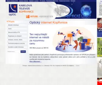 Ktkoptic.cz(Optický) Screenshot