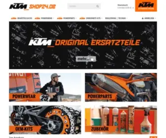 KTM-Shop24.de(KTM Shop 24) Screenshot