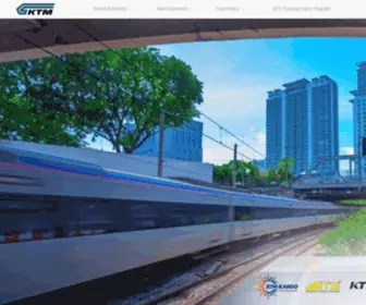 KTMB.com.my(KTMB Keretapi Tanah Melayu Berhad Official Web Portal) Screenshot